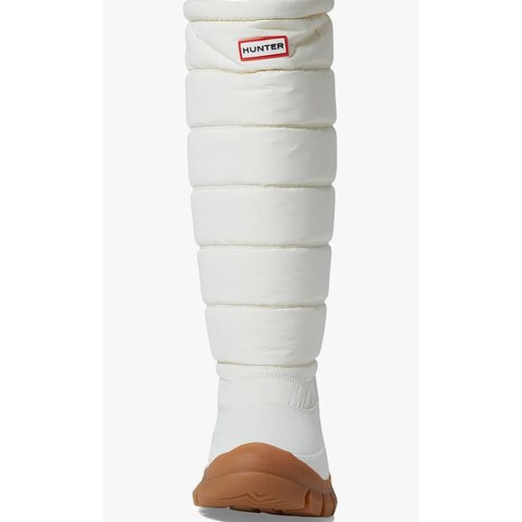 NEW HUNTER Intrepid Tall Rain Boots White Willow Gum Size 8 ($179) - Picture 5 of 8